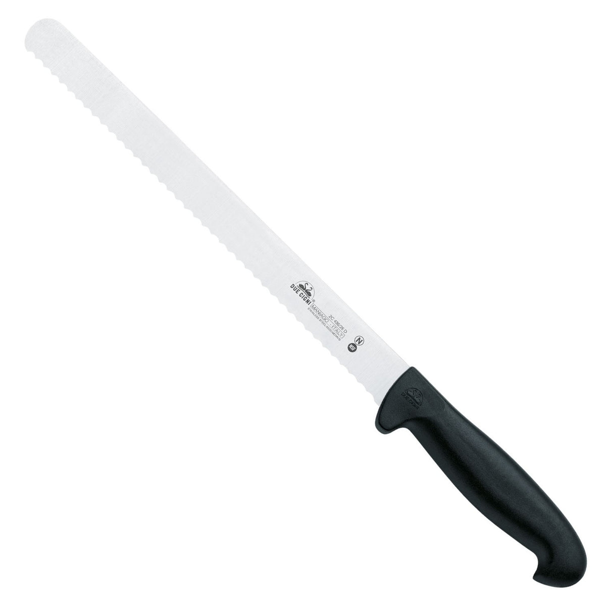 Due Cigni - Coltello da Pane ondulato - 26 cm