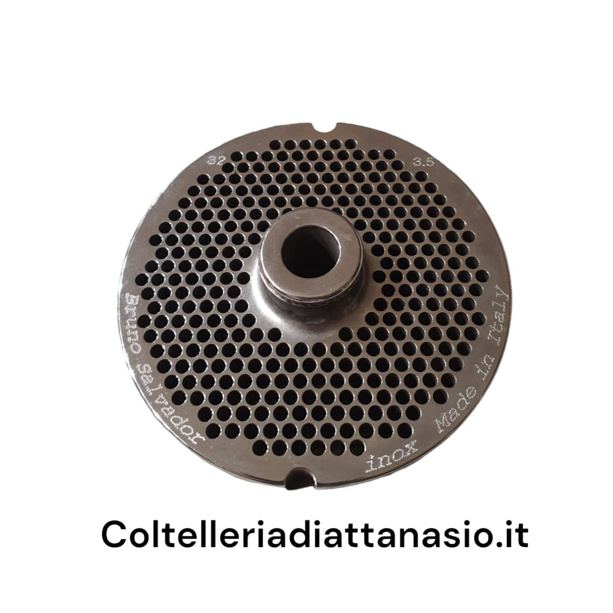 Salvador - Piastra per Tritacarne Inox - N 22 Foro 3,5 mm