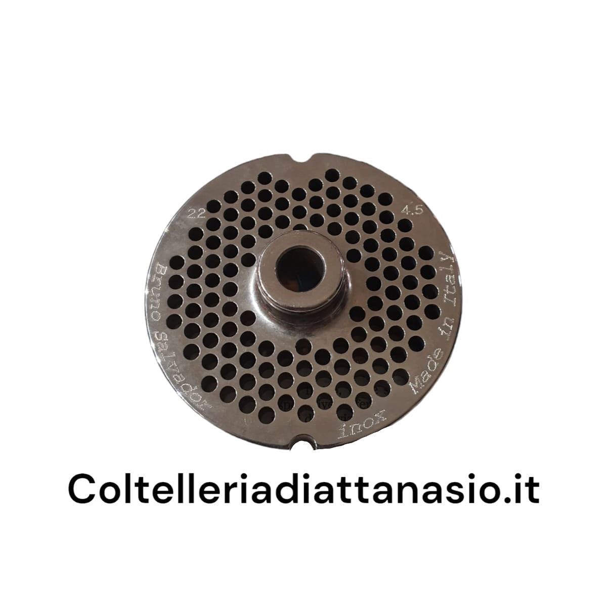 Salvador - Piastra per Tritacarne Inox - N 22 Foro 4,5 mm