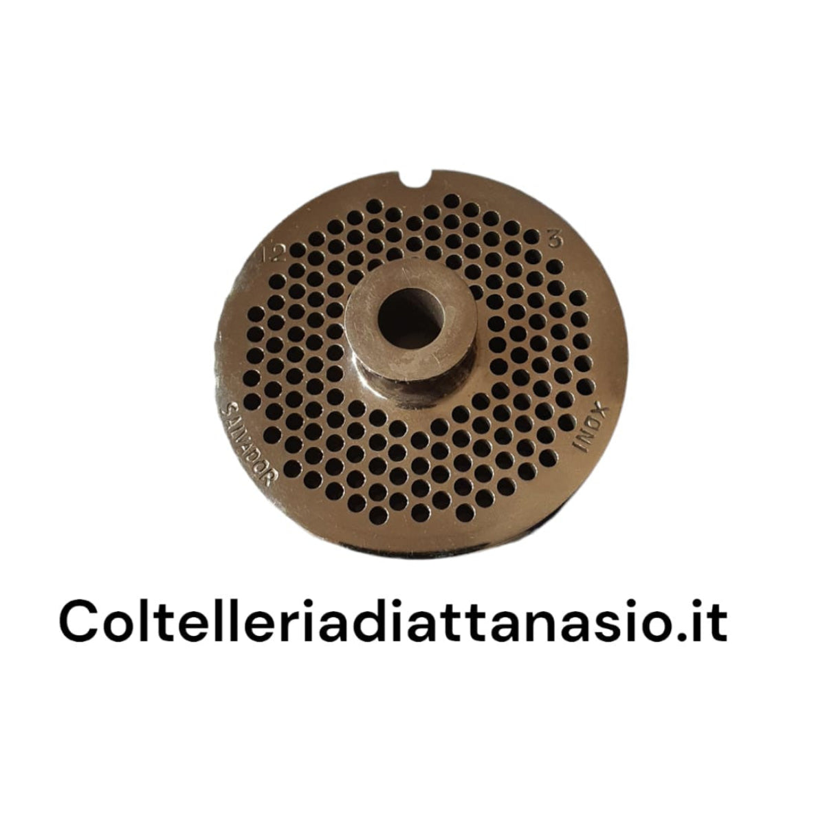 Salvador - Piastra per Tritacarne Inox - N 12 Foro 3 mm
