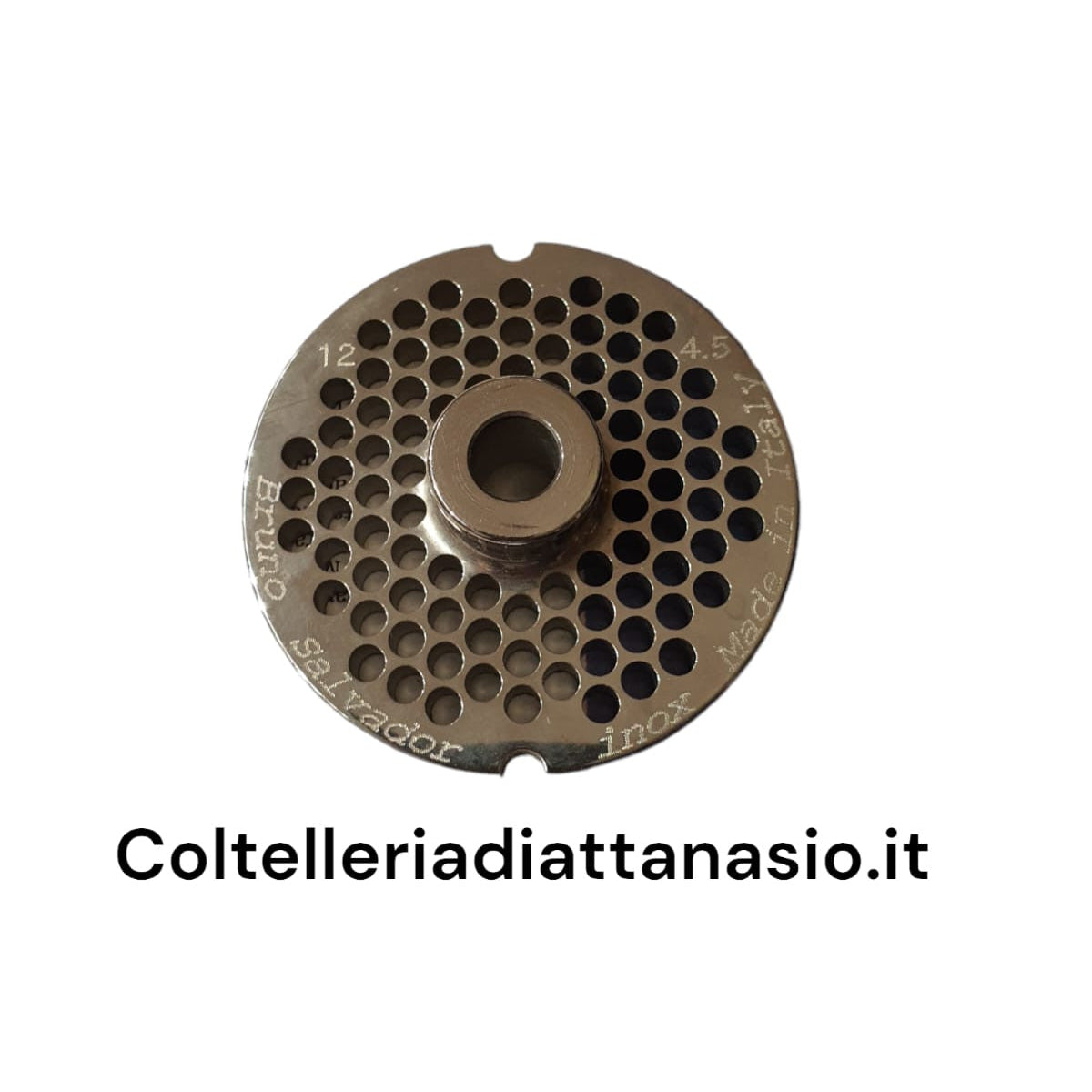 Salvador - Piastra per Tritacarne Inox - N 12 Foro 4,5 mm