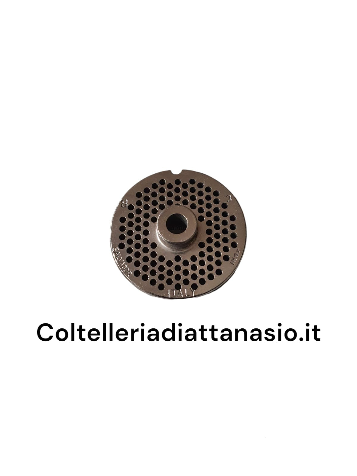 Salvador - Piastra per Tritacarne Inox - N 8 Foro 3 mm
