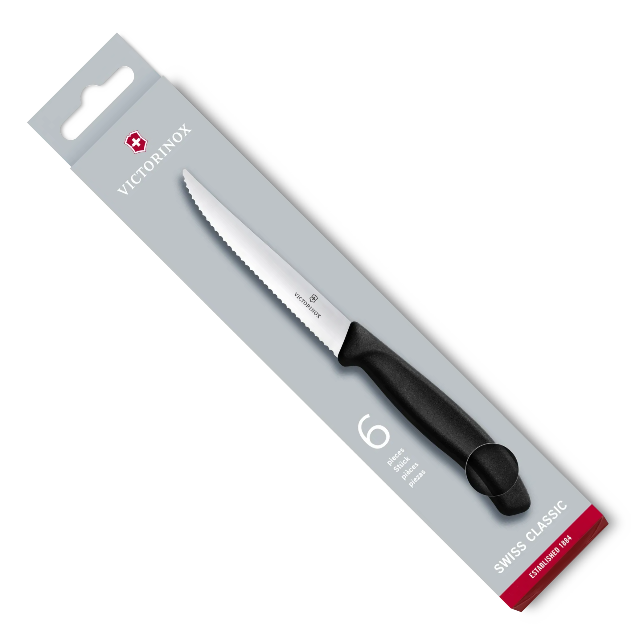 Victorinox -  Set 6 Coltelli ondulati - 6.7233.6