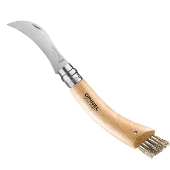 Opinel - Opinel N° 8 - Roncola per Funghi - Spazzola