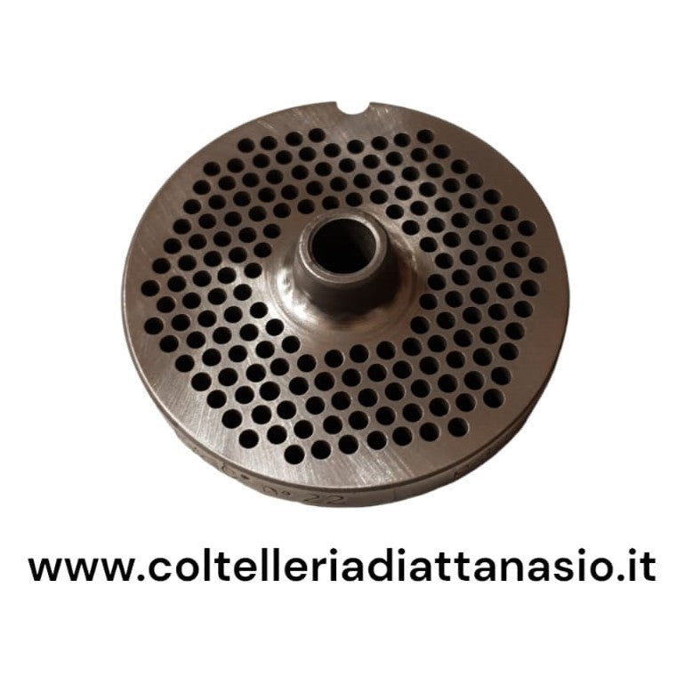 Salvador - Piastra per Tritacarne Carbonio - N 22 Foro 3,5 mm