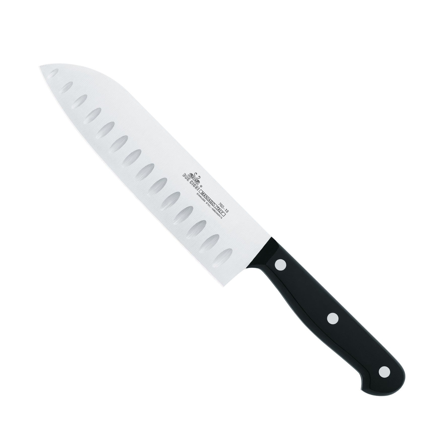 Due Cigni - Coltello Santoku Alveolato 2C 760/18 - 18 cm