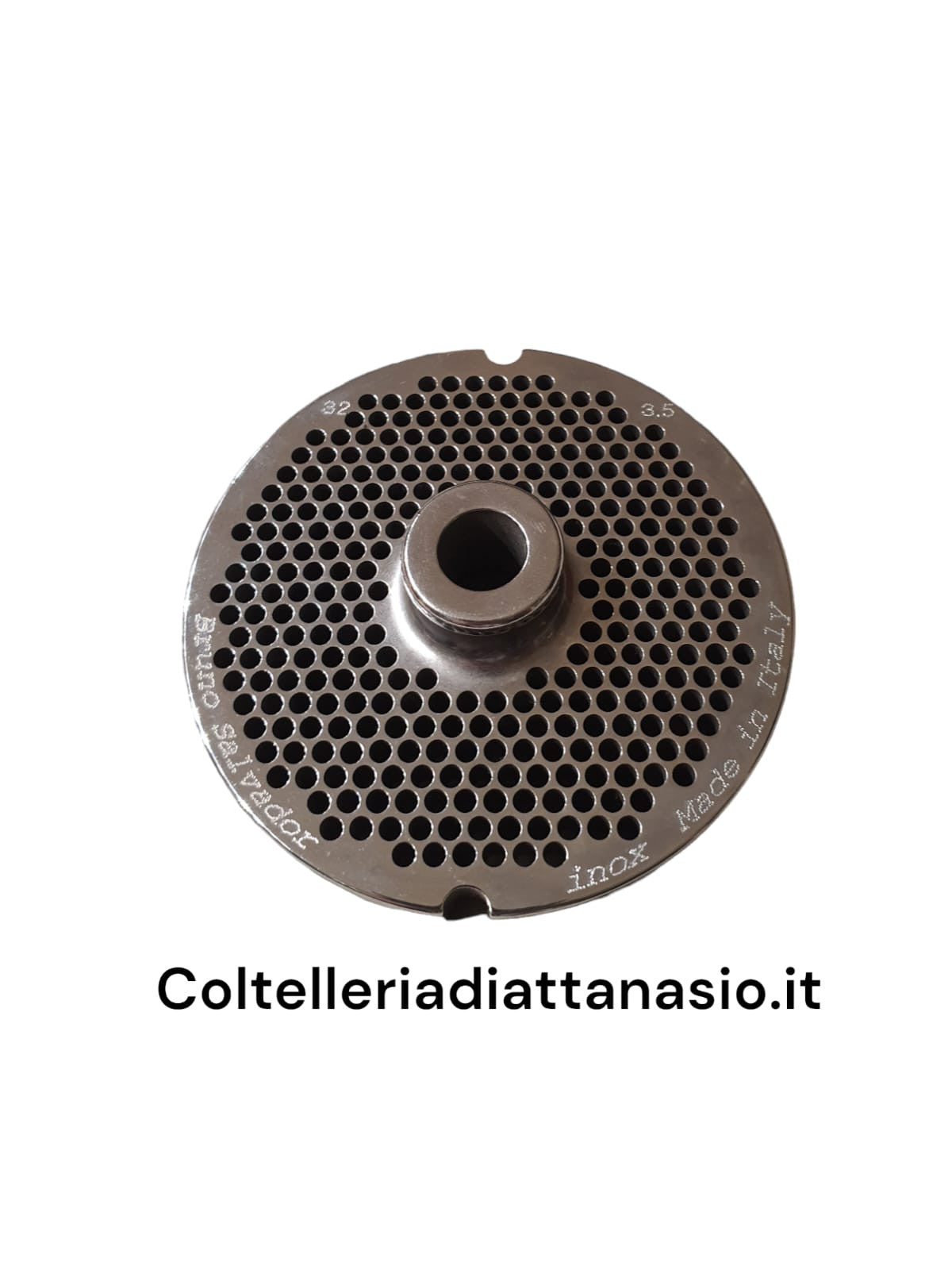 Salvador - Piastra per Tritacarne Inox - N 22 Foro 3,5 mm