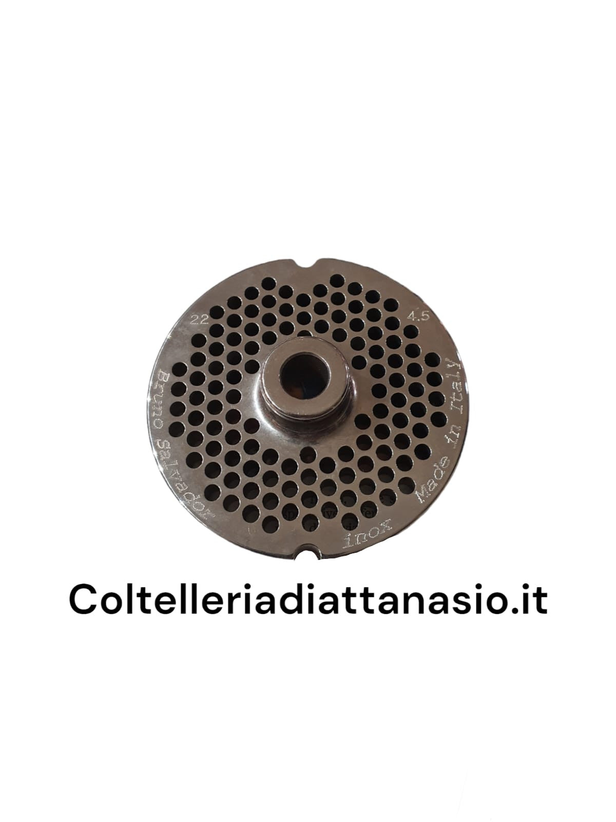 Salvador - Piastra per Tritacarne Inox - N 22 Foro 4,5 mm