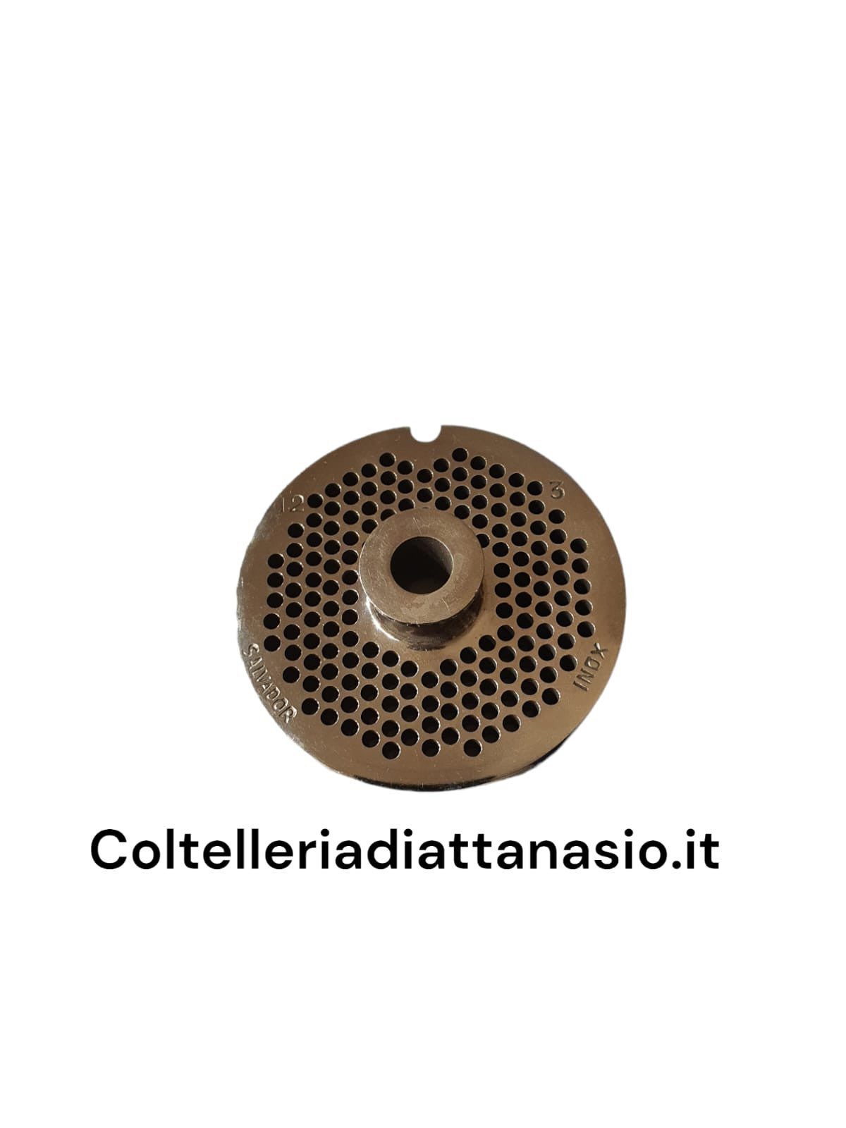 Salvador - Piastra per Tritacarne Inox - N 12 Foro 3 mm
