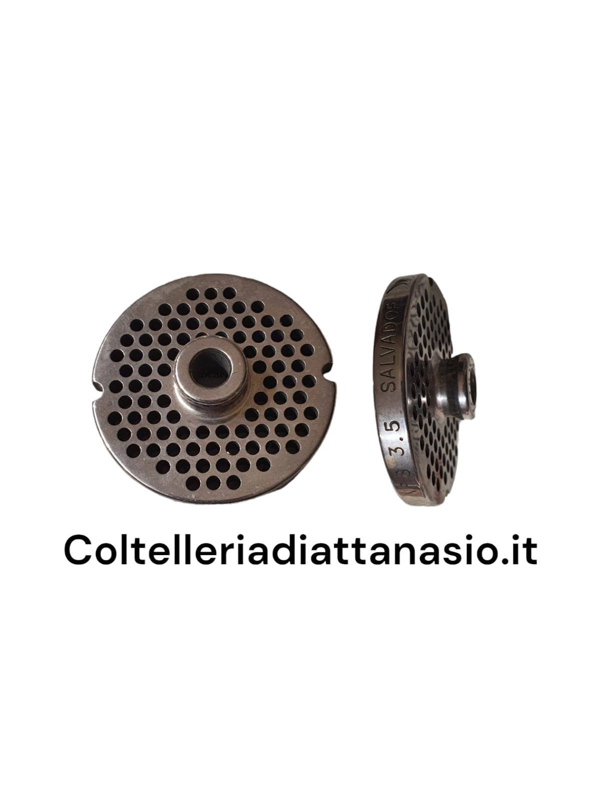 Salvador - Piastra per Tritacarne Inox - N 8 Foro 3,5 mm