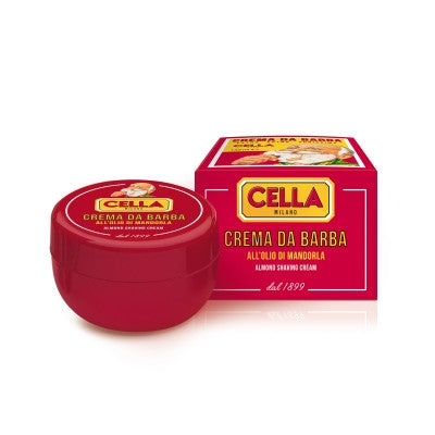 Cella Milano - Crema da barba in ciotola - Olio di Mandorla