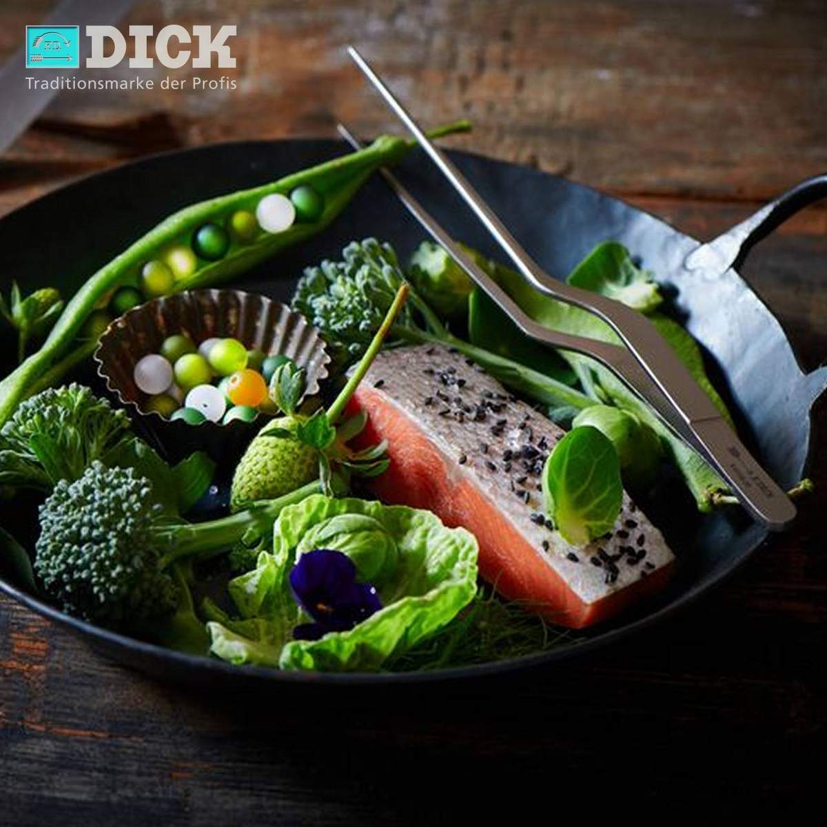 Dick - Pinza da Chef - Per servire a scalino - 20 cm