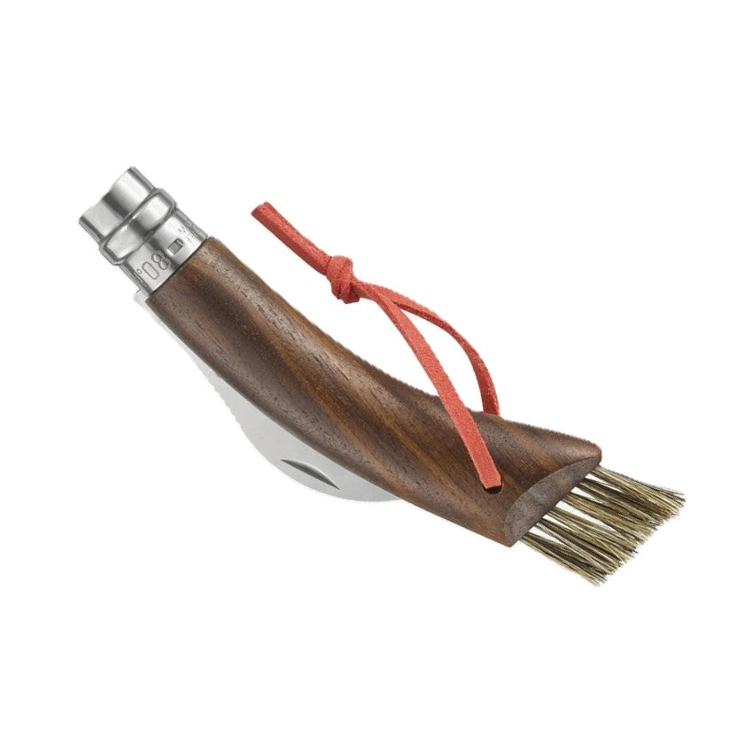 Opinel - Opinel N° 8 Noce - Roncola per Funghi - Spazzola