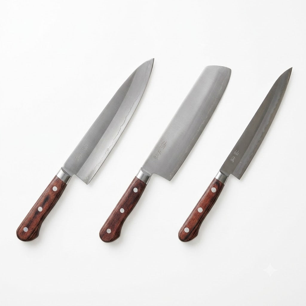 SUNCRAFT AS - Set Coltelli da Chef - 3 pezzi