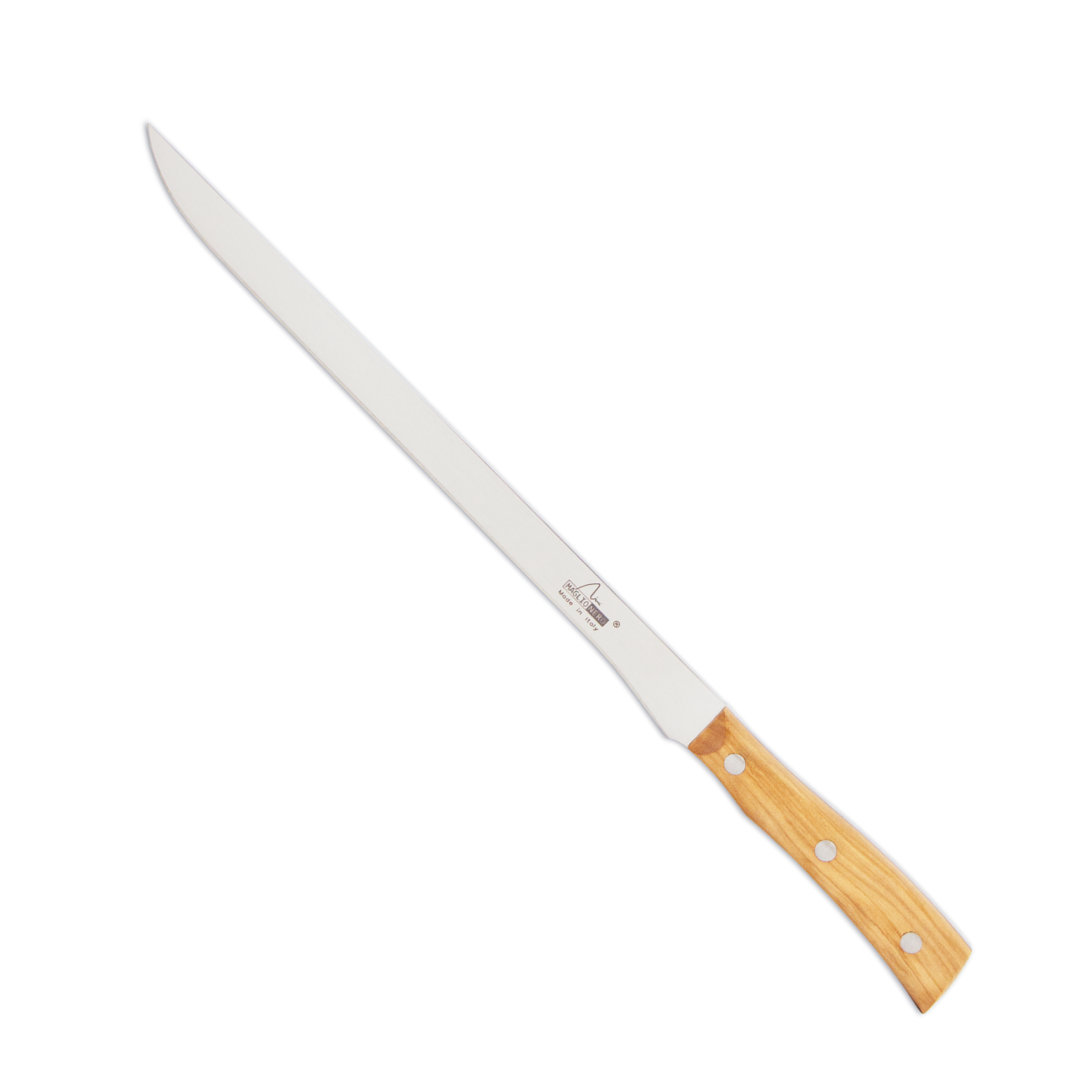 Maglionero Iside - Coltello da Prosciutto Stretto - in  ulivo - 26 cm